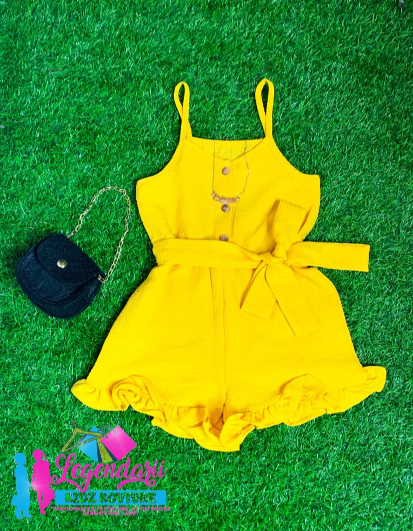 Yellow romper