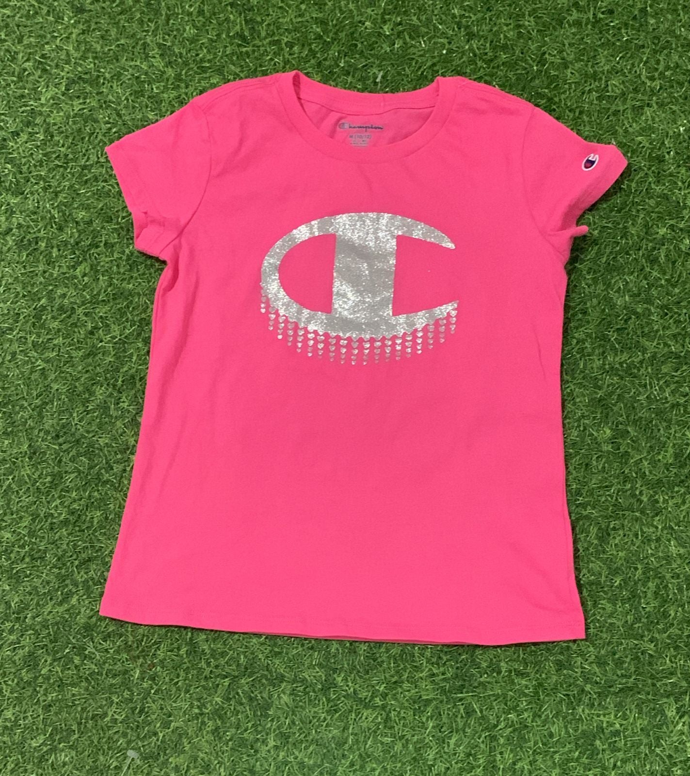 Pink Glitter Champion Top