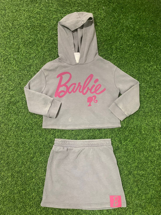 Grey Barbie Skirt Set