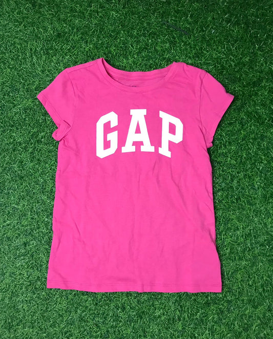 Pink glitter gap top