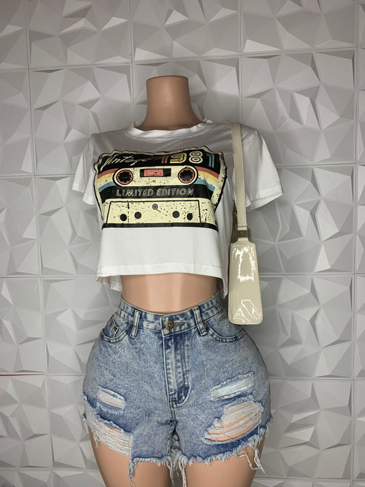 Vintage crop top