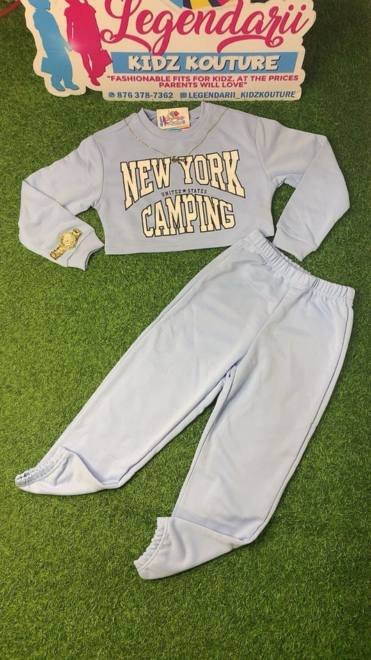 Light blue Ny Joggers set