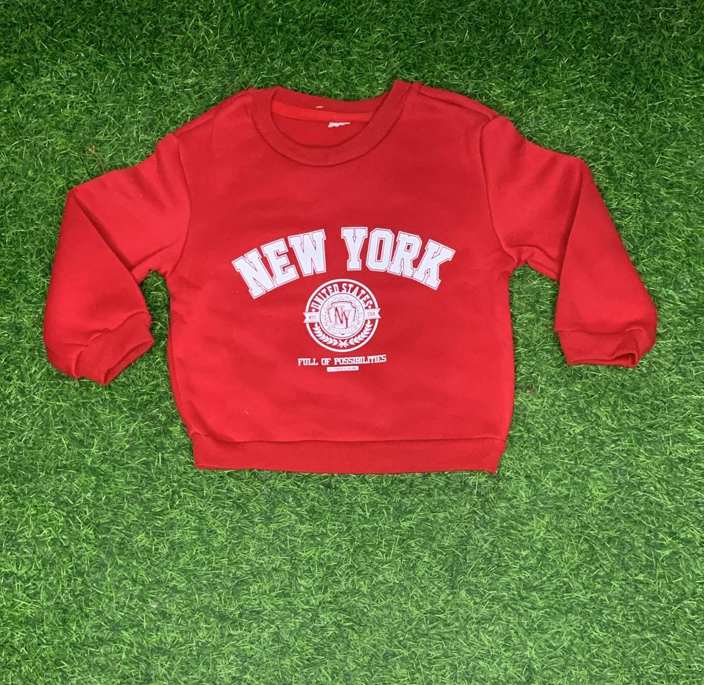 Red New York sweater