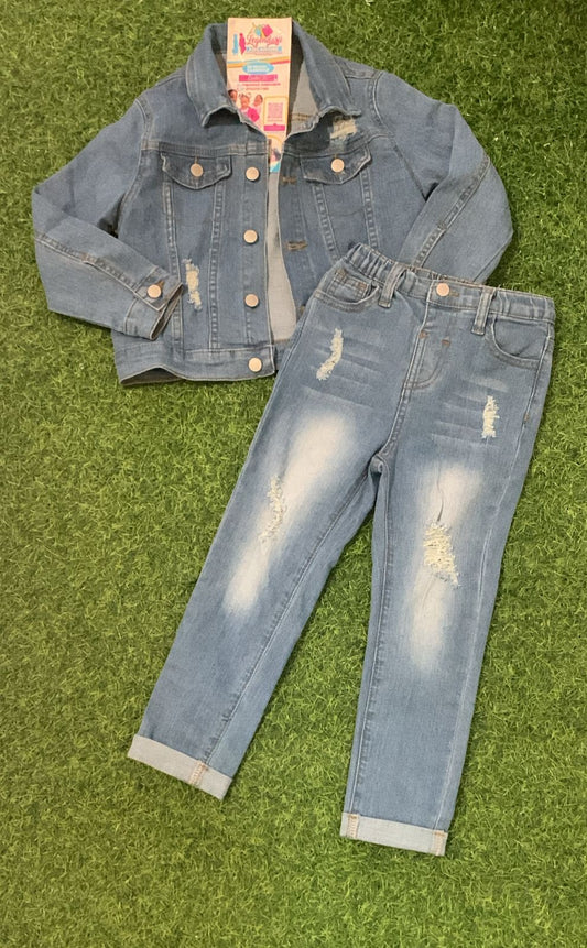 Boy Denim Jacket and pants set