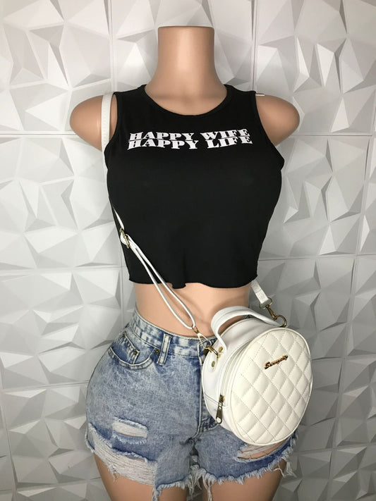 Happy Wife crop top