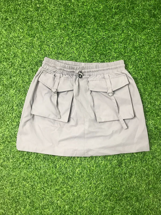 Grey Cargo skirt