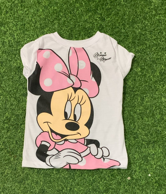 White & Pink Mini Mouse Top