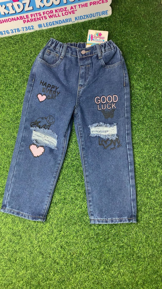 Good luck boyfriend jeans