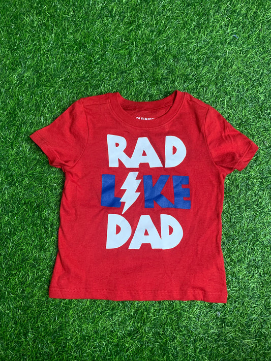 Red like dad top