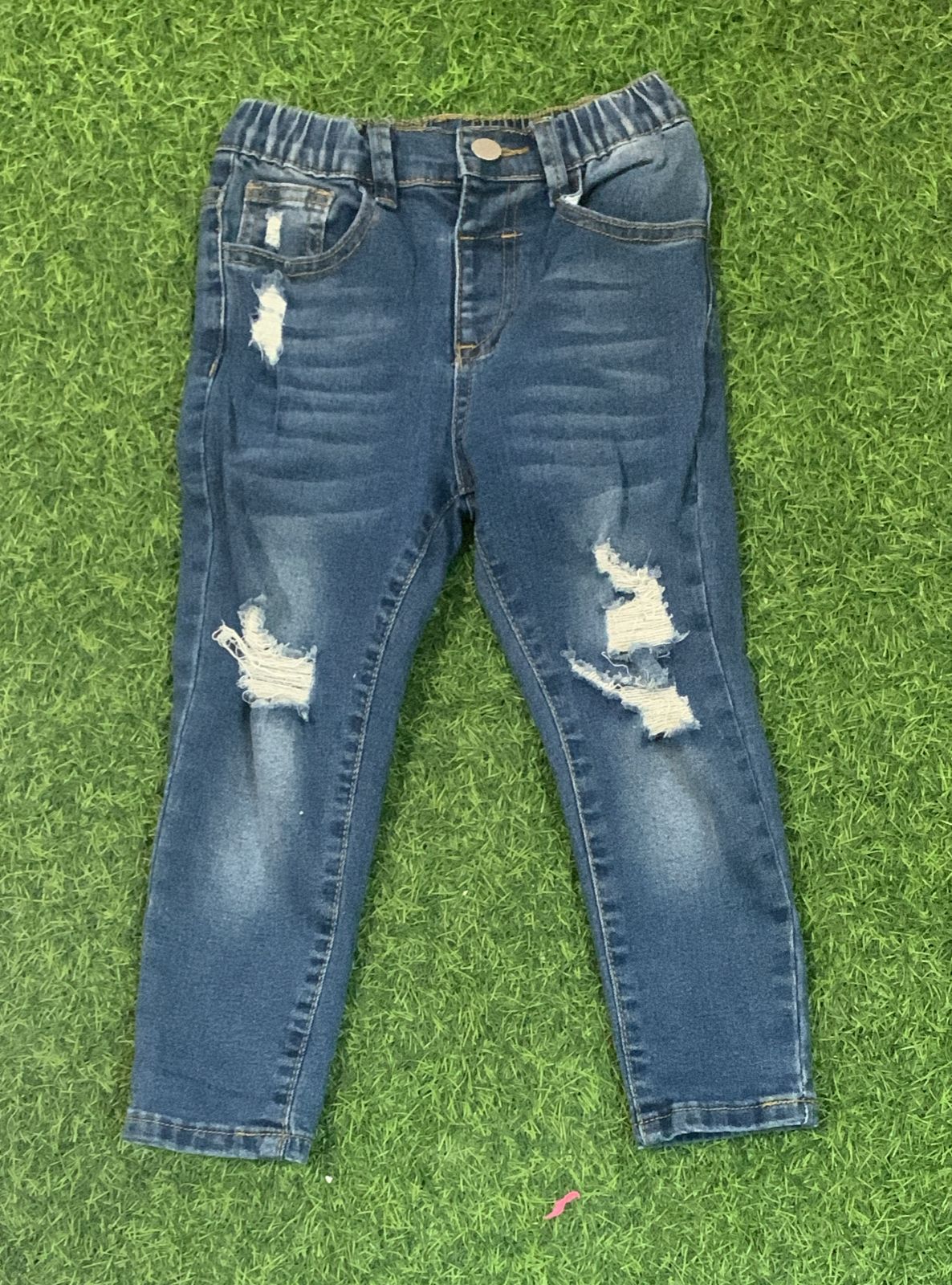 Boys Blue ripped denim pants (style 2)