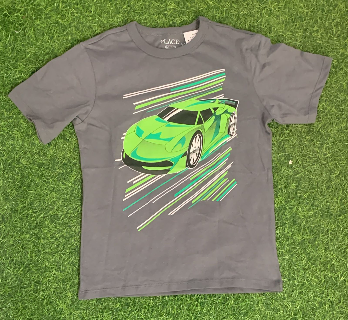 Grey & Green Car Top