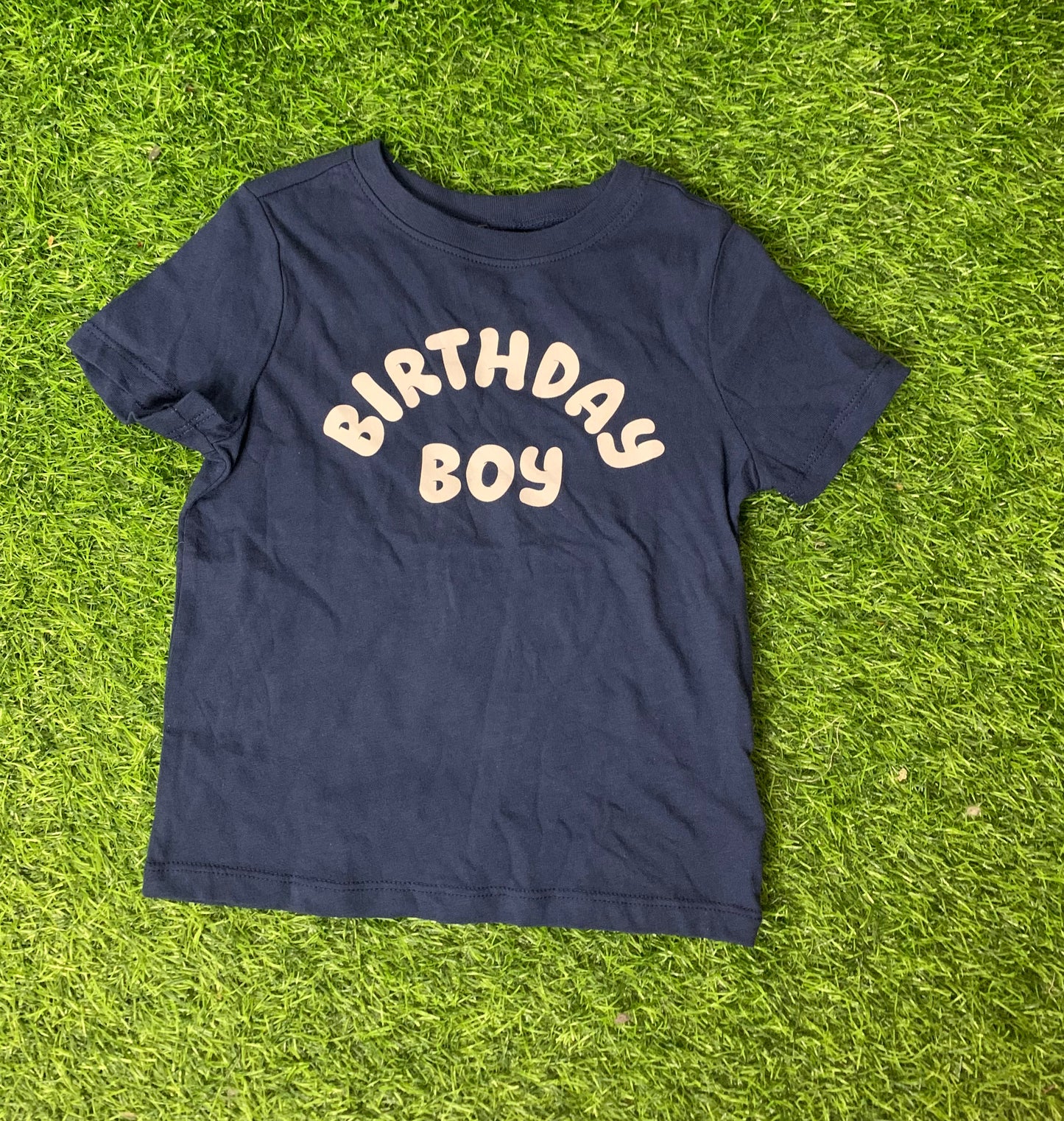 Blue Birthday boy top