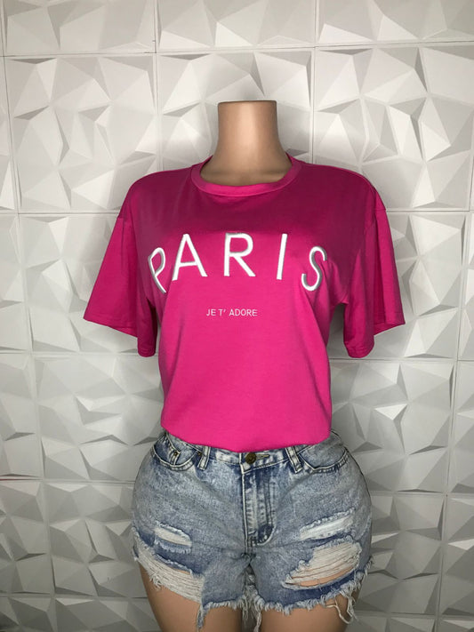 Pink Paris top