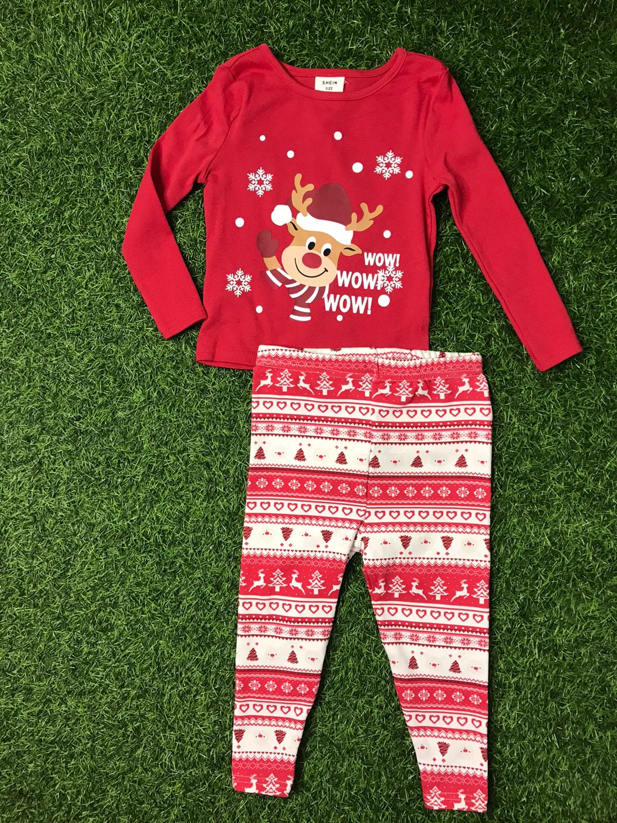 Red Christmas wow pajama