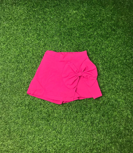 Pink bow skort